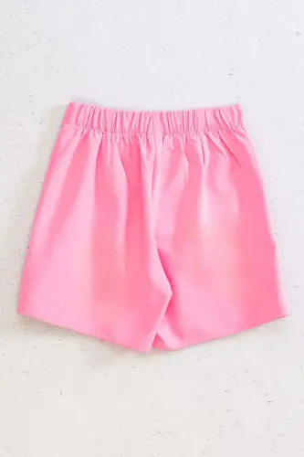 Sık Pileli Mini Etek - Pembe - PEMBE - 4