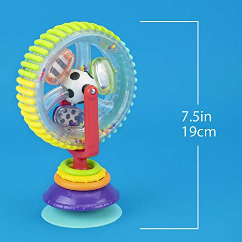 Şık Wonder Wheel Dönen Yüksek Sandalye Tepsi Oyuncağı, 6+ Ay - 8