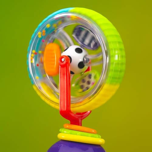 Şık Wonder Wheel Dönen Yüksek Sandalye Tepsi Oyuncağı, 6+ Ay - 4