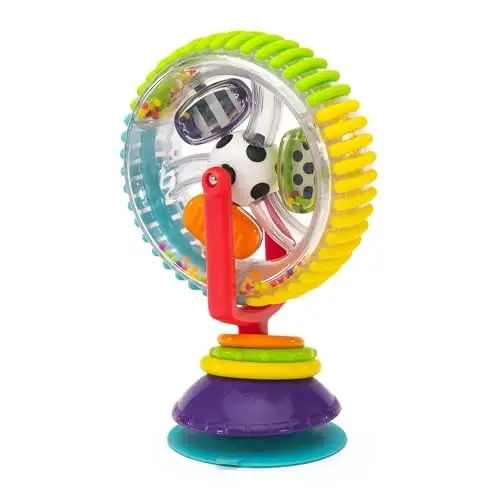 Sassy Wonder Wheel Spinning High Chair Tray Toy, Age 6+ Months - SASSY