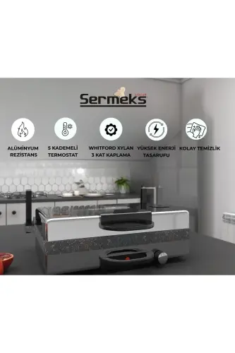 Silex Tost LaModazoneacun Tost Makinesi Gri Tavalı - İnox - 1