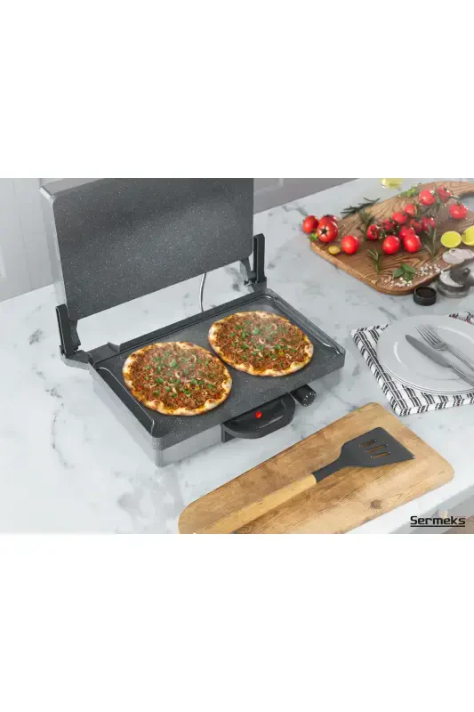 Silex Nono, Lahmacun va Toaster Mashinasi Kulrang Granit Taglikli Inox Tovada - 6