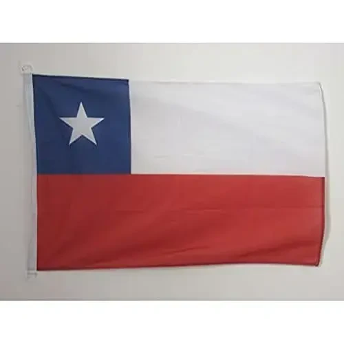 Chile NAUTICAL Flag 18'' x 12'' - Chilean flags 30 x 45 cm. - Banner 12x18 in for boat - AZ FLAG 