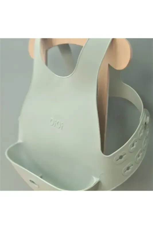 Silicone Baby Bib - River Green - 1