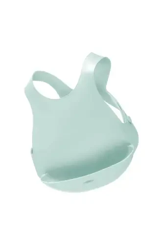 Silicone Baby Bib - River Green - OIOI (1)