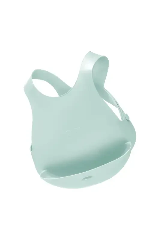 Silicone Baby Bib - River Green - 2