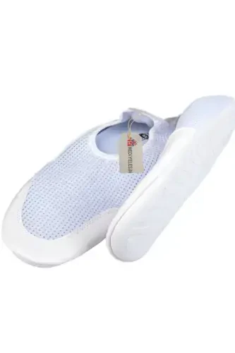 Silicone Based Hajj Umrah Pilgrimage Slipper, also suitable for Fitness and Swimming-White - 1