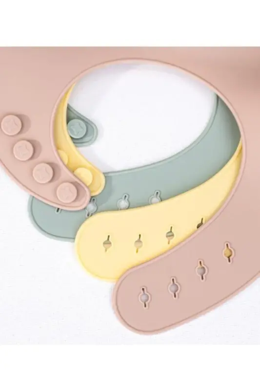 Silicone Bib - Basics Pinky Pink - 5