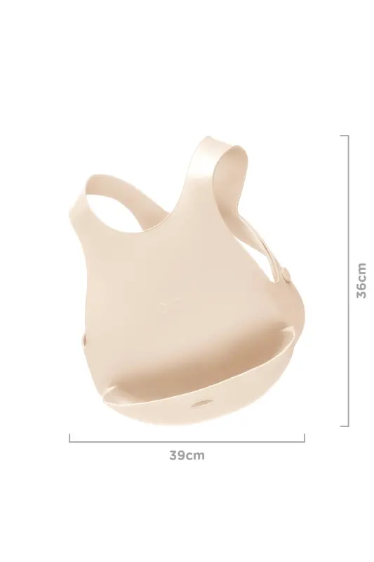 Silicone Bib Bubble Beige - 8
