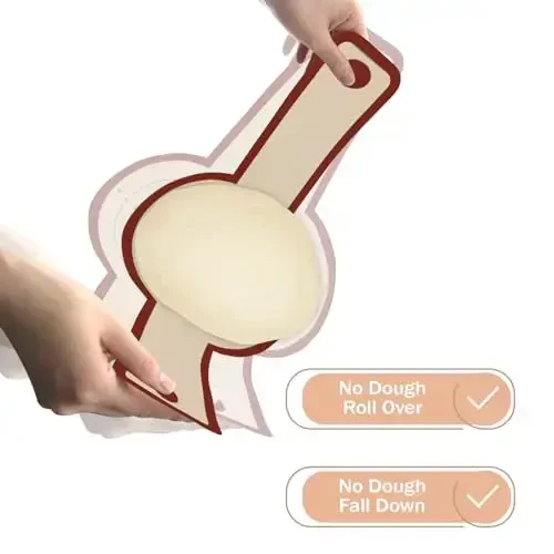 Silicone Bread Sling for Dutch Oven, 2 PCS Non-Stick & Easy Clean Reusable Silicone Baking Mat with Long Handles, Easy to Transfer Sourdough Bread - 3