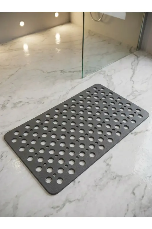 Silicone Bubble Bath Mat Shower Non-Slip Suction Cup Non-Slip Bottom Bath Mat - 9