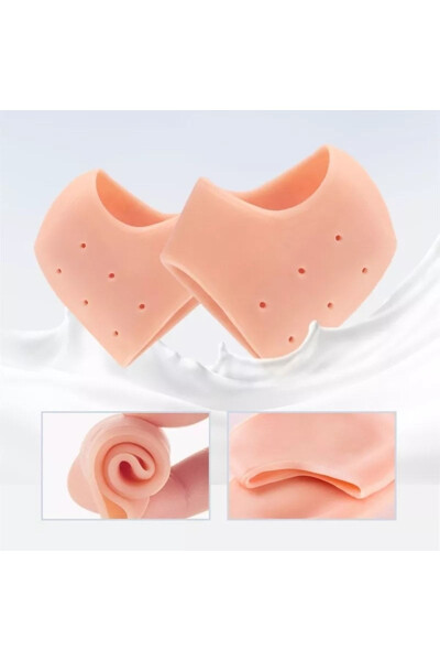 Silicone Heel Socks Heel Spur Crack Protector Heel Softener - 6