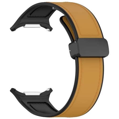 Silicone Leather Bands Compatible for Samsung Galaxy Watch 7 Ultra 47mm Replacement Wristbands Bands for Galaxy Watch 7 Ultra 47mm Smartwatch Accessories - 6