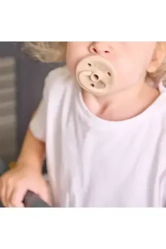 Silicone Pacifier 0+ months - Bubble Beige - 3