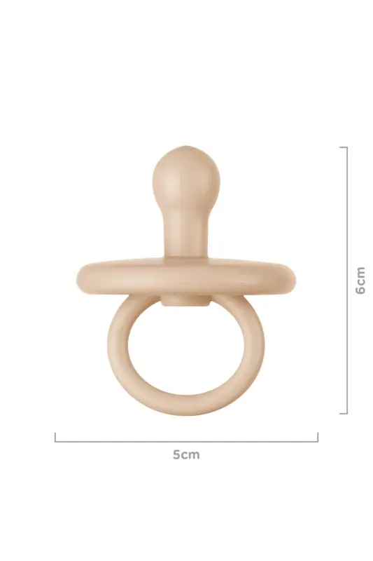 Silicone Pacifier 0+ months - Bubble Beige - 2