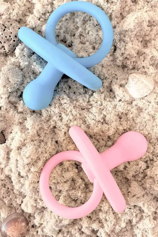 Silicone Pacifier 0+ months - Bubble Beige - 4