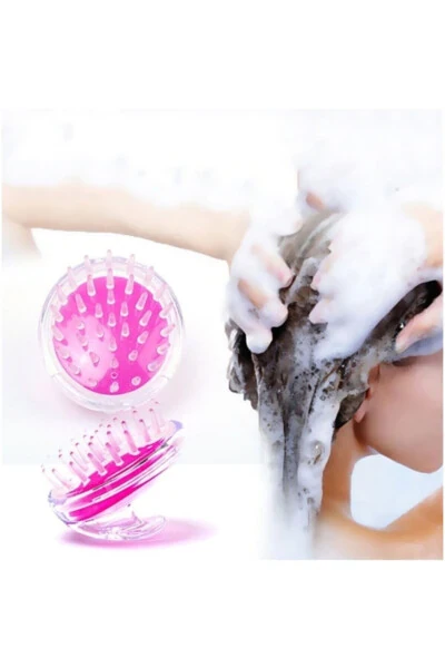 Silicone Scalp Massage Hair Washing Brush Brush | Shampoo Comb Shower Brush with Scalp Massage - SERAM COLLECTION (1)