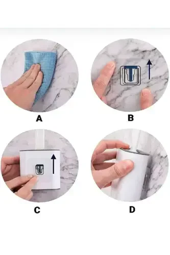 Silikon Banyo Tuvalet Klozet Fırçası ve Tutucu Set-Yeşil - 3