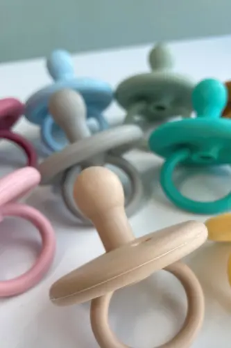 Silikon Emzik Bubble Beige Bej 0 Ay+ - 4