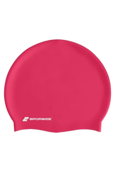 Silicone Swimming Cap - Deniz Ve Havuz Silikon Yüzücü Bonesi-Fuşya - SPORSIZE