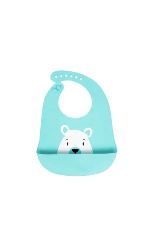 Силиконовый нагрудник с рисунком - 2