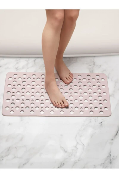 Силиконовый пузырчатый коврик для ванной, нескользящий коврик для душа с присосками, нескользящая основа. - 4