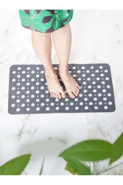 Силиконовый пузырчатый коврик для ванной, нескользящий коврик для душа с присосками, нескользящая основа. - 5