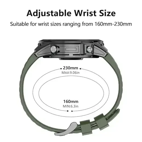 Силиконовый ремешок для Garmin Enduro 3/Fenix 8 51mm/Fenix 7X/6X, 26mm Quickfit Wristband Sprot Watch Strap Replacement for Fenix 7X pro sapphire solar/6X pro/5X/5X plus/Garmin epix Pro/Descent Mk3i/Mk2i - 3