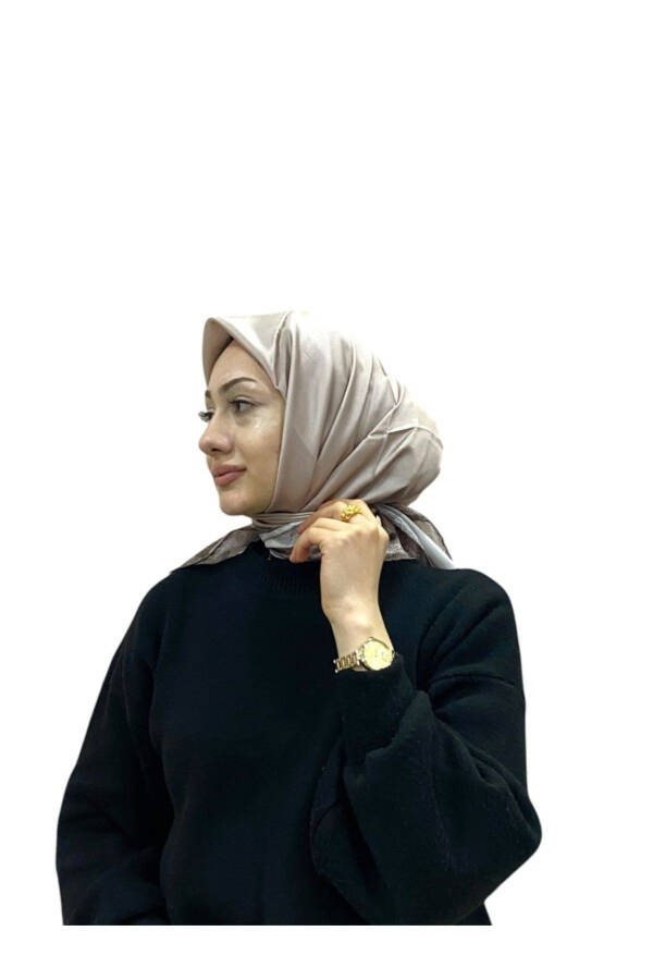 Silk Crepe Satin Scarf 8959701-331 - 2