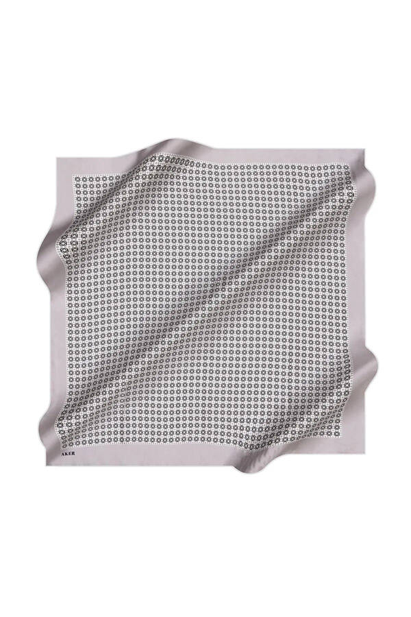 Silk Crepe Satin Scarf 8963701 - 1
