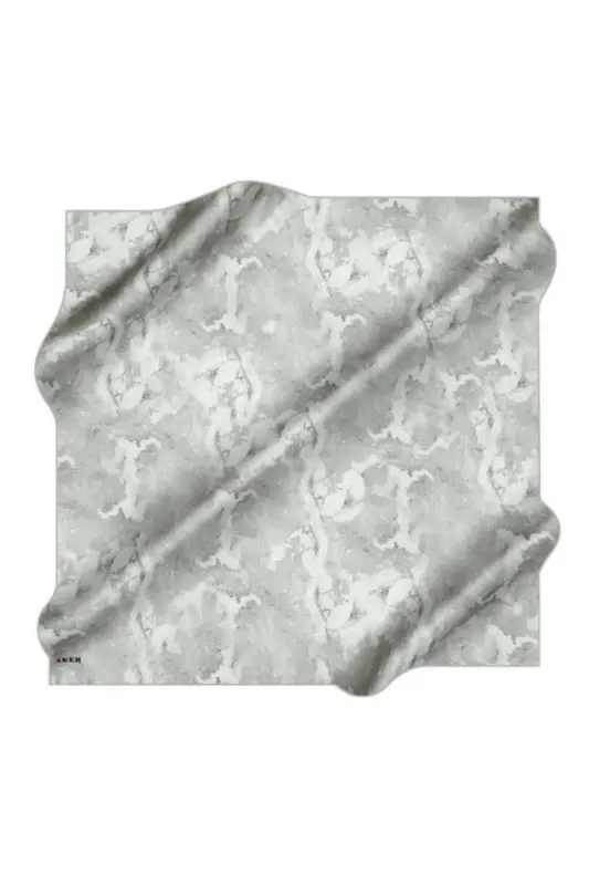 Silk Crepe Satin Scarf 8974701-371 - 1