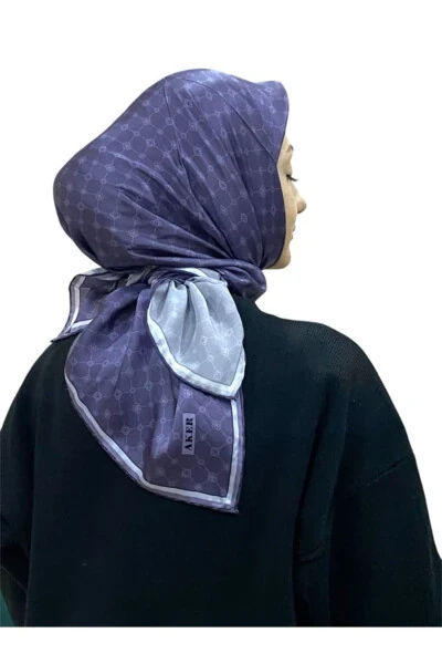 Silk Crepe Satin Scarf 8981701 - 4