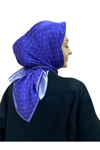 Silk Crepe Satin Scarf 8981701-324 - 3