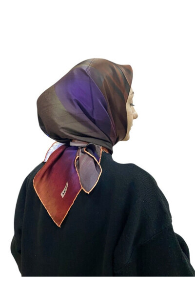 Silk Crepe Satin Scarf 8993701 - 3