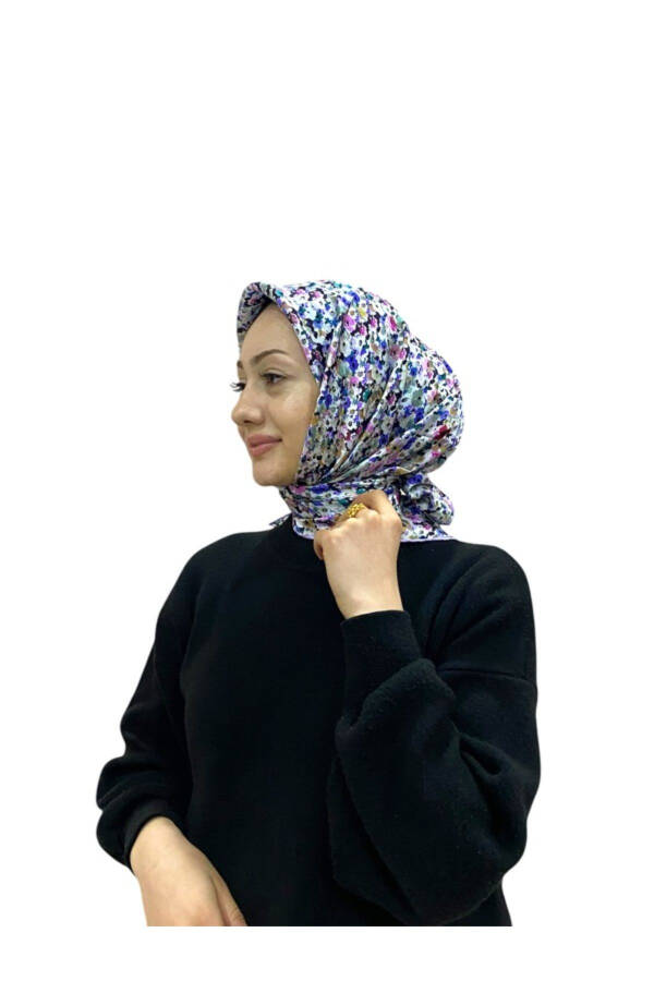 Silk Crepe Satin Scarf 8994701 - 1