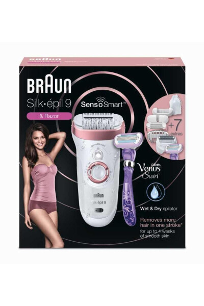 Silk-épil 9 9870 Sensosmart Epilator / Epilyatsiya - BRAUN (1)