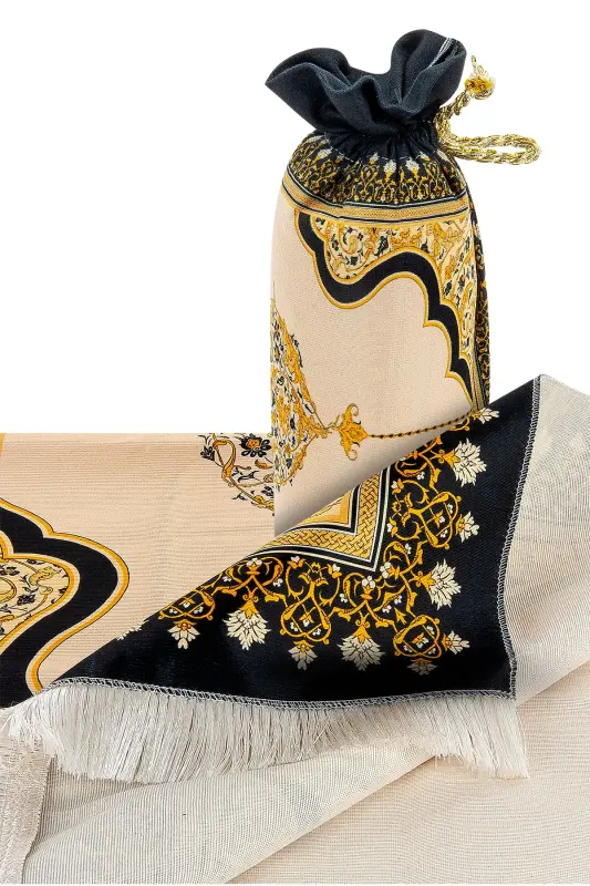 Silk Fabric Carry Bag Prayer Rug Ipk06 - 3