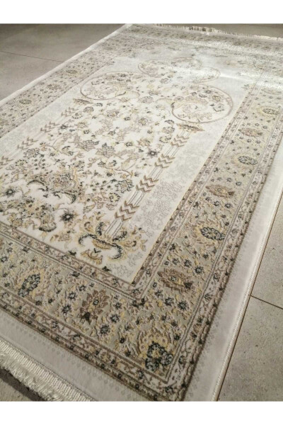 Silk Luxury Prayer Rug, Knit Acrylic, Silky Appearance, 78x125 cm - 2