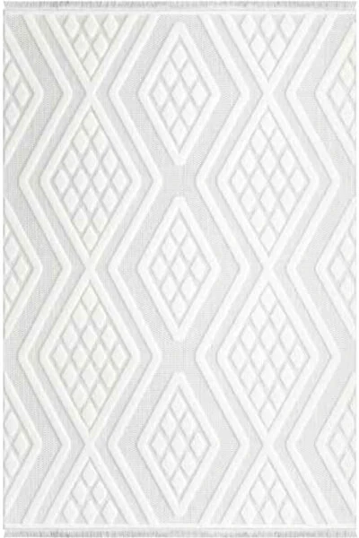 Silk Shuttle Rug Almond Collection Soft Textured Rug Kilim Living Room Kitchen Hallway Runner Machine Rug - 3