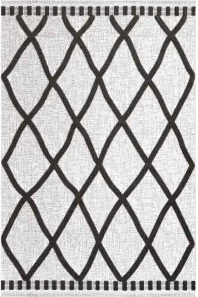 Silk Shuttle Rug Almond Collection Soft Textured Rug Kilim Living Room Kitchen Hallway Runner Machine Rug - 5
