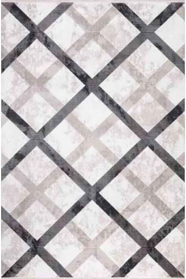 Silk Shuttle Rug Gordion Collection Soft Textured Rug Kilim Living Room Kitchen Hallway Runner Machine Rug - 4