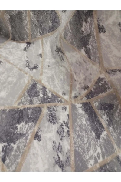 Silliq, uzun, chiroyli, yupqa, tozalab boʻladigan jel gilamchani kesish uchun rulo shaklidagi marble naqshli - 5