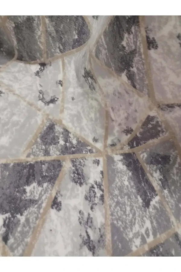 Silliq, uzun, chiroyli, yupqa, tozalab boʻladigan jel gilamchani kesish uchun rulo shaklidagi marble naqshli - 5