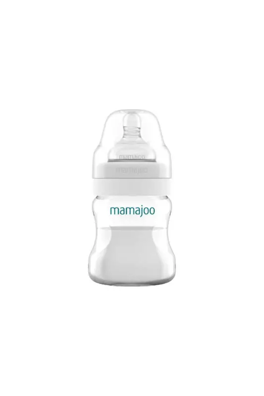 Silver Anti-colic Baby Bottle 150 ml, Newborn Baby, 0 Months, Slow Flow - MAMAJOO