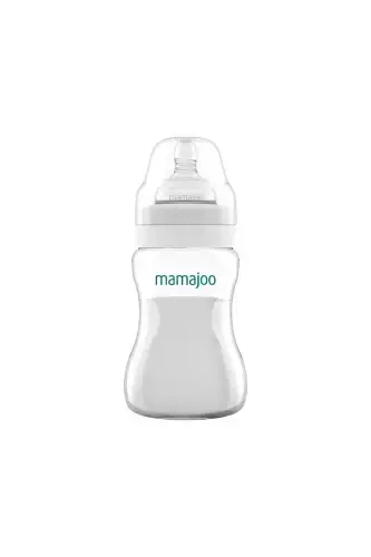 Silver Anti-colic Baby Bottle 250ml, 6 Months, Medium Flow - 1