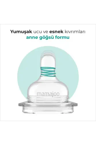 Silver Anti-colic Baby Bottle 250ml, 6 Months, Medium Flow - 4