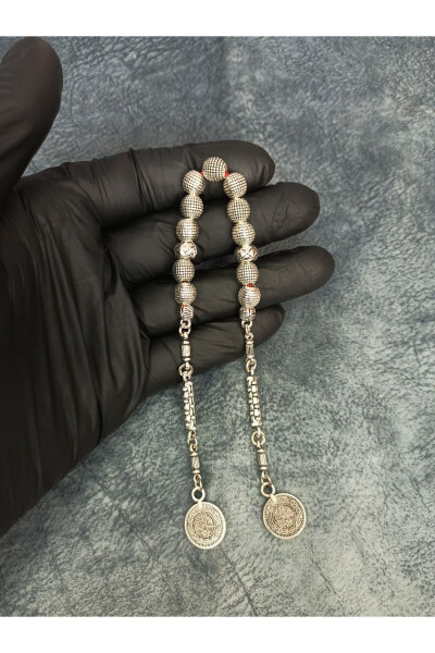 Silver Plated Zaza Prayer Beads with Tassels - 2