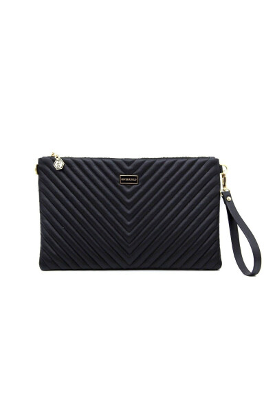 Silver & Polo Black - Black Sp1034 Women's Portfolio & Clutch - 3