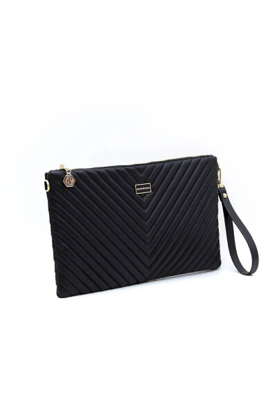 Silver & Polo Black - Black Sp1034 Women's Portfolio & Clutch - 4