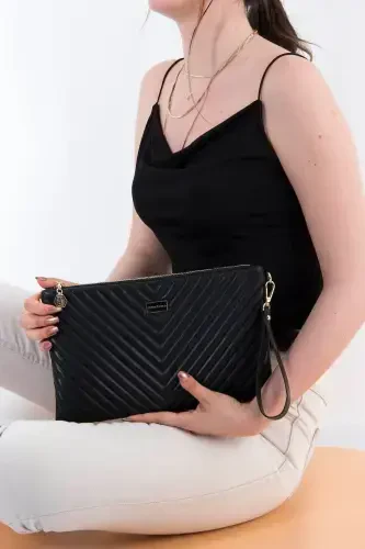 Silver & Polo Black - Black Sp1034 Women's Portfolio & Clutch - SILVER POLO (1)